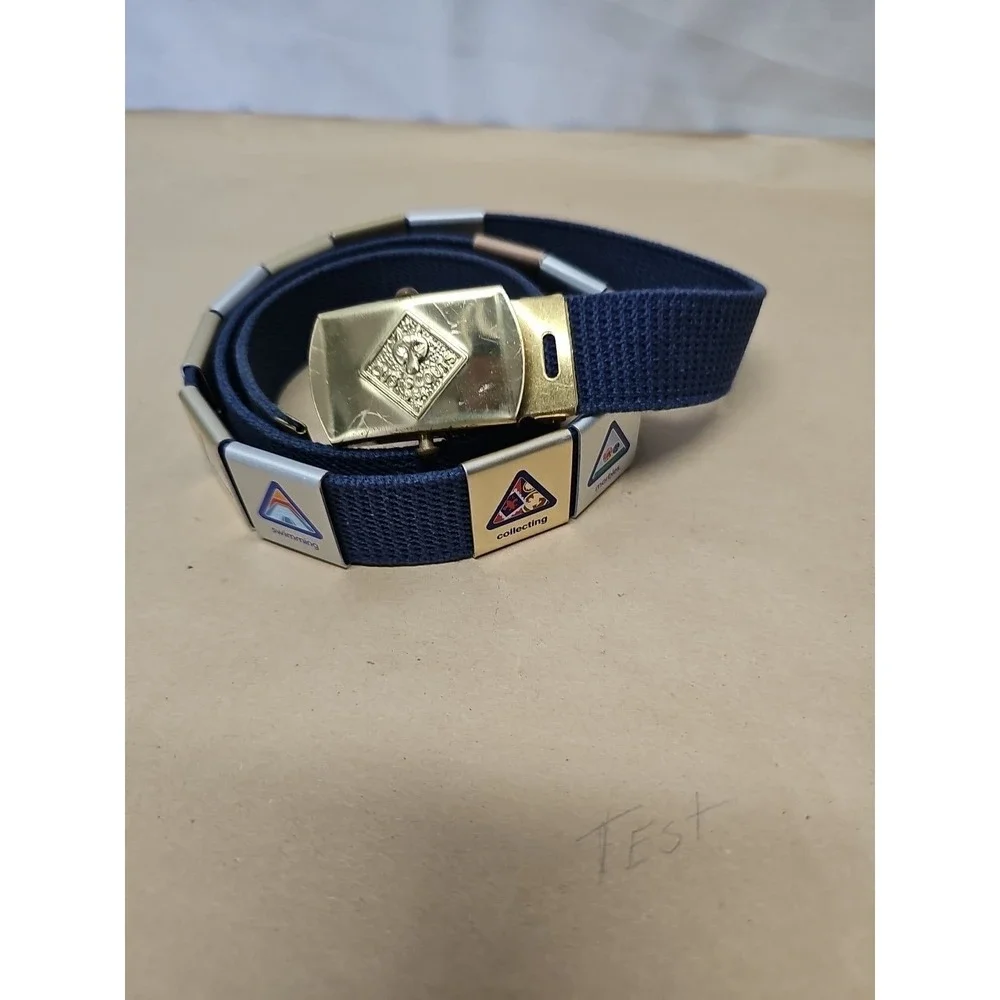 Vintage CUB SCOUT Boy Scouts of America Uniform‎ BELT & BUCKLE BSA Badge 40